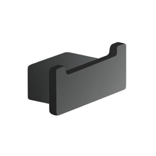 Double Hook, Square, Matte Black Gedy 5426-M4
