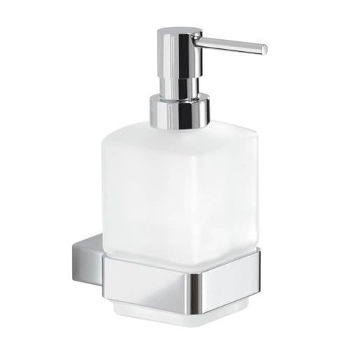 Soap Dispenser, Wall Mounted, Frosted Glass Gedy 5481-13