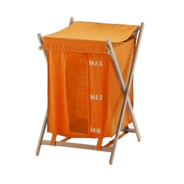 Orange Laundry Basket Gedy BU38-67