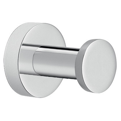 Bathroom Hook, Modern, Round, Chromed Brass Gedy D027