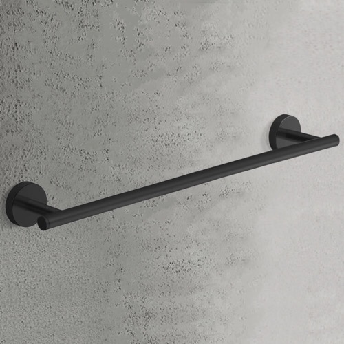 Towel Bar, 18 Inch, Matte Black Gedy 2321-45-14