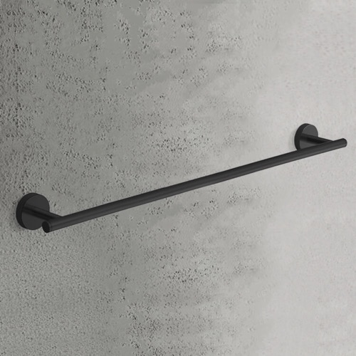 Towel Bar, 24 Inch, Matte Black Gedy 2321-60-14