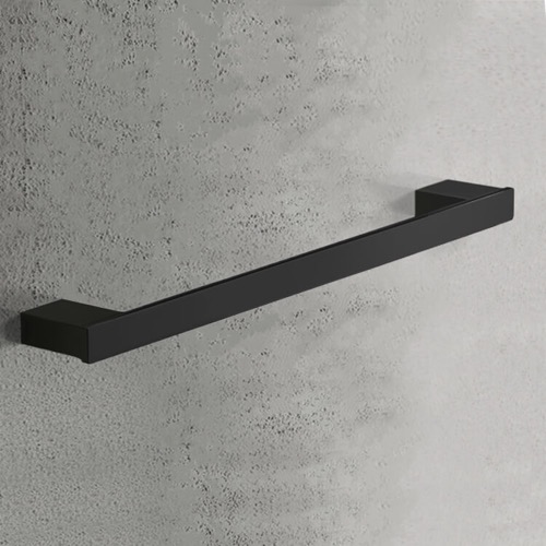 Towel Bar, Square, 18 Inch, Matte Black Gedy 5421-45-M4