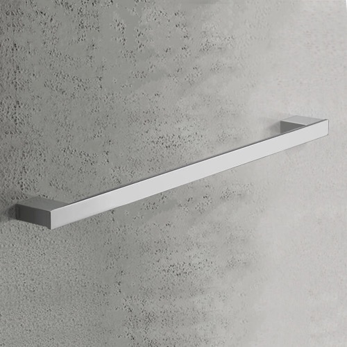 Towel Bar, Square, 24 Inch, Polished Chrome Gedy 5421-60-13