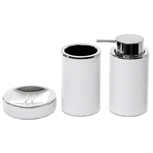 Round 3 Piece Accessory Set, Free Stand Gedy AC200-02