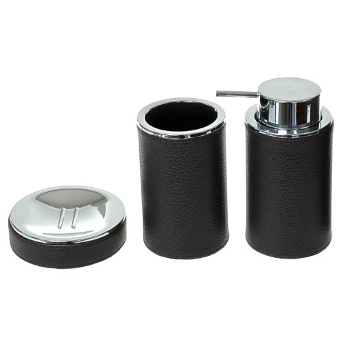 Round 3 Piece Accessory Set, Free Stand Gedy AC200-19