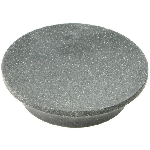 Round Soap Dish Made From Stone in Black Finish Gedy AU11-14