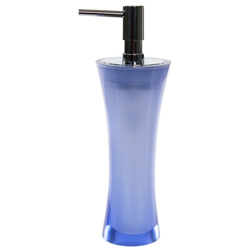 Soap Dispenser, Free Standing, Made From Thermoplastic Resins in Blue Finish Gedy AU80-05