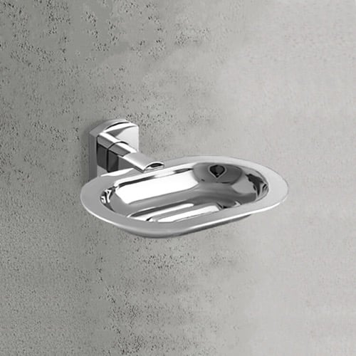 Wall Mounted Polished Chrome Soap Dish Gedy ED12-13