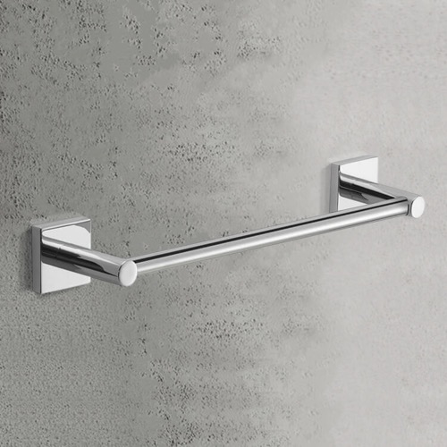 Towel Bar, 12 Inch, Modern, Chrome Gedy FJ21-30-13