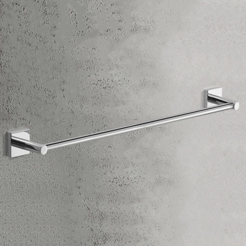 Towel Bar, 24 Inch, Modern, Chrome Gedy FJ21-60-13