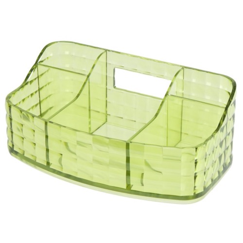 Make-up Tray Made From Thermoplastic Resin With Acid Green Finish Gedy GL00-04