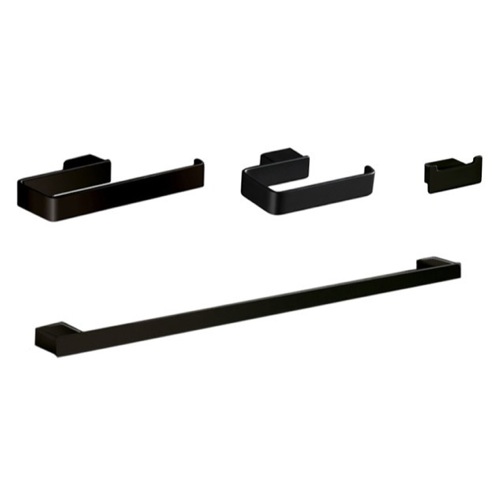 4 Piece Black Accessory Hardware Set Gedy LG1800-M4