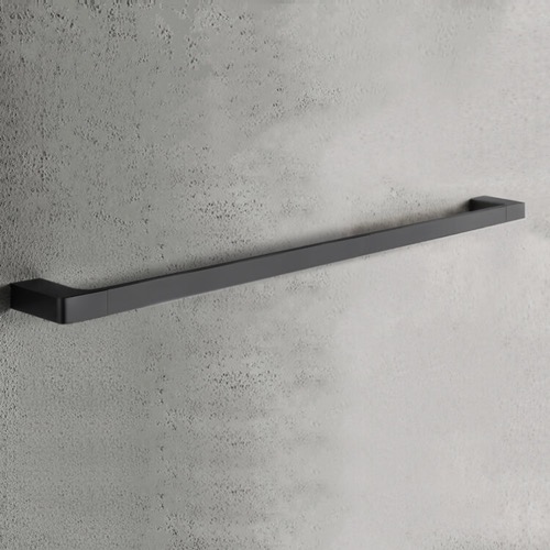 Towel Bar, 31.5 Inch, Matte Black Gedy PI21-80-14