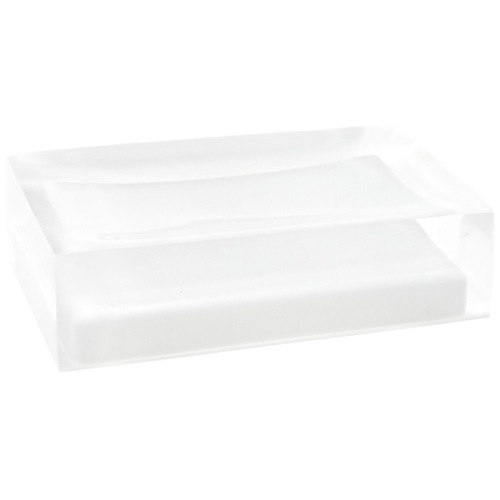 Decorative White Soap Holder Gedy RA11-02