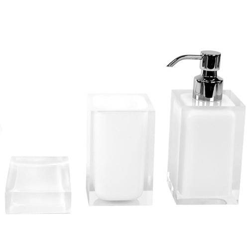 White Accessory Set of Thermoplastic Resins Gedy RA500-02