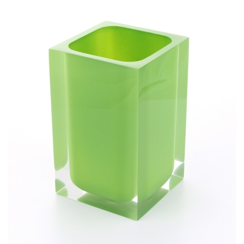 Square Acid Green Toothbrush Holder Gedy RA98-04