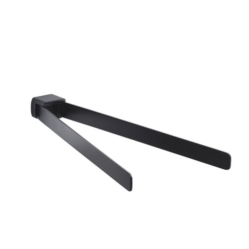 Double Swivel Towel Bar, Matte Black Gedy PI23-14