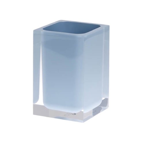 Square Sky Blue Toothbrush Holder Gedy RA98-86