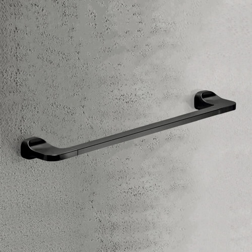 Towel Bar, 18 Inch, Modern, Matte Black Gedy ST21-45-14