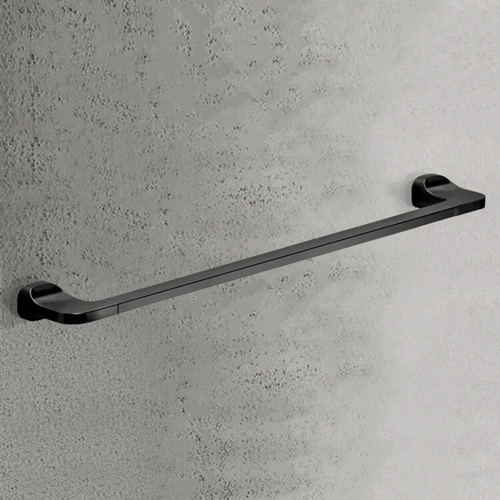 Towel Bar, 24 Inch, Modern, Matte Black Gedy ST21-60-14