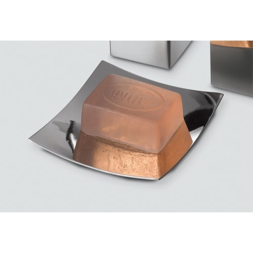 Square Polished Chrome Soap Dish Gedy NE11-13