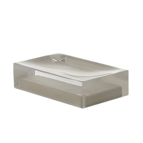 Decorative Light Turtledove Square Soap Holder Gedy RA11-66