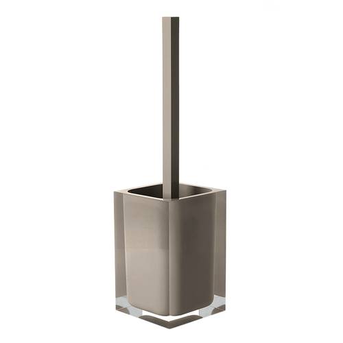 Toilet Brush Holder, Decorative, Square, Turtledove Gedy RA33-52