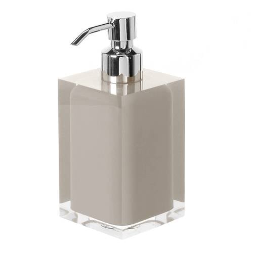 Soap Dispenser, Square, Light Turtledove, Countertop Gedy RA81-66