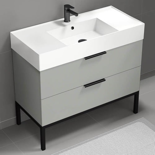 Modern Bathroom Vanity, 40 Inch, Free Standing Nameeks DERIN21