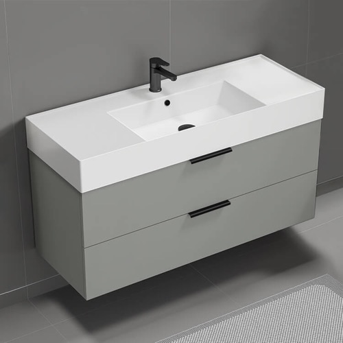 Floating Bathroom Vanity, Modern, 48 Inch Nameeks DERIN46