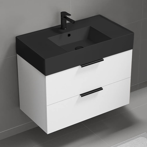 Floating Bathroom Vanity, Modern, 32 Inch Nameeks DERIN70