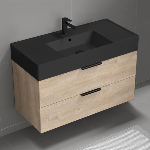 Floating Bathroom Vanity, Modern, 40 Inch Nameeks DERIN77