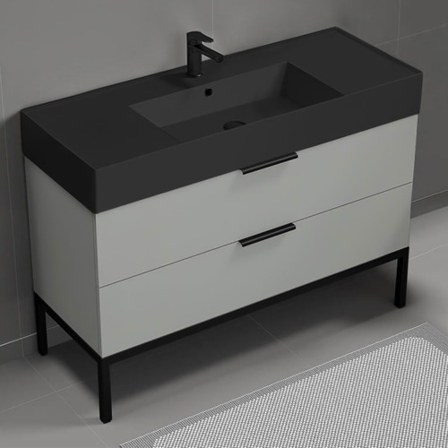 Modern Bathroom Vanity, 48 Inch, Free Standing Nameeks DERIN84