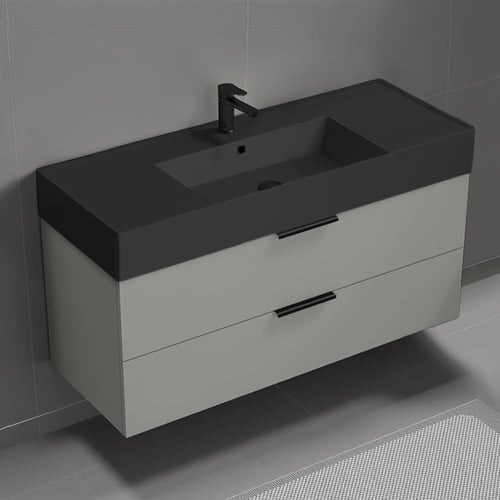 Floating Bathroom Vanity, Modern, 48 Inch Nameeks DERIN88