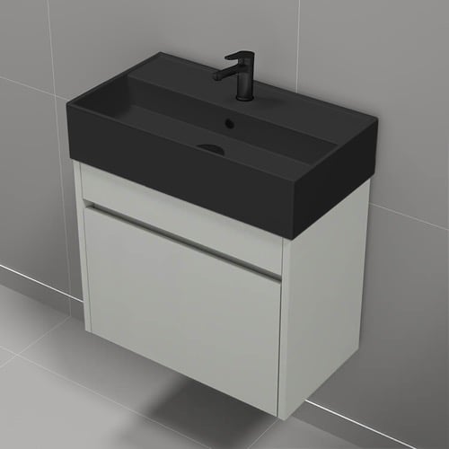 Small Bathroom Vanity, Floating, 24 Inch Small Bathroom Vanity, Floating, 24 Inch Nameeks MINI12