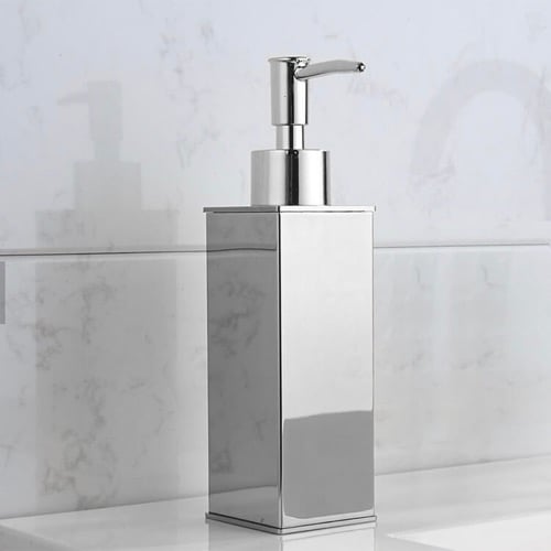 Soap Dispenser, Square, Modern, Chrome Nameeks NCB82