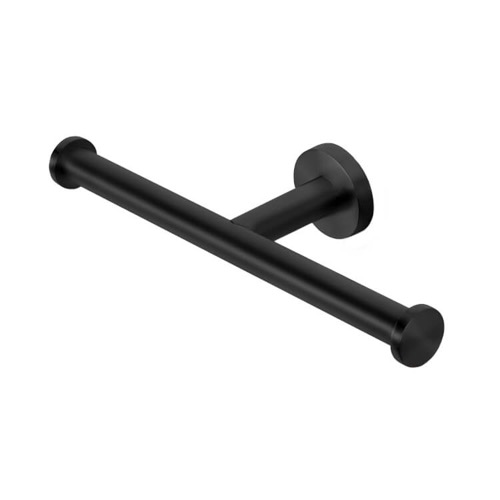 Matte Black Spare Double Toilet Paper Holder Nameeks 6518-06