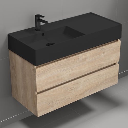Wall Mounted Bathroom Vanity, Modern, 40 Inch Nameeks BLOCK71