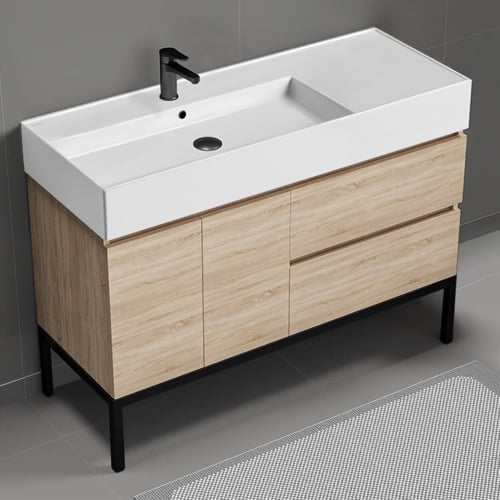 48 Inch Free Standing Bathroom Vanity, Modern Nameeks BLOCK83