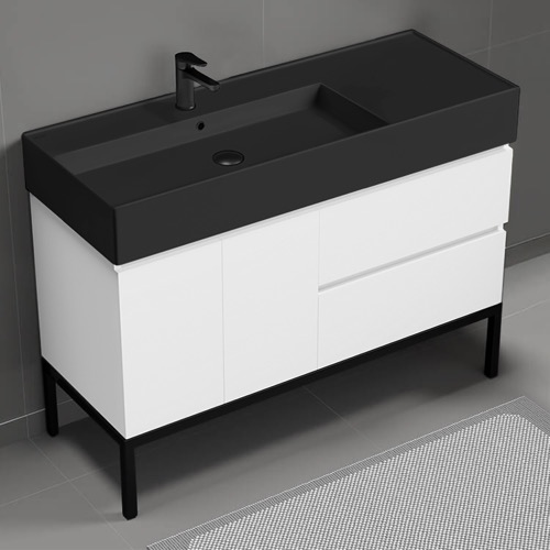48 Inch Free Standing Bathroom Vanity, Modern Nameeks BLOCK94