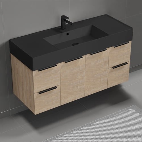 Floating Bathroom Vanity, Modern, 48 Inch Nameeks DERIN1014