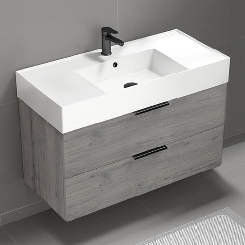 40 Inch Bathroom Vanity, Floating, Modern Nameeks DERIN492