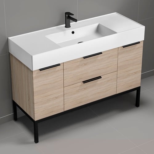 48 Inch Modern Bathroom Vanity, Free Standing Nameeks DERIN527