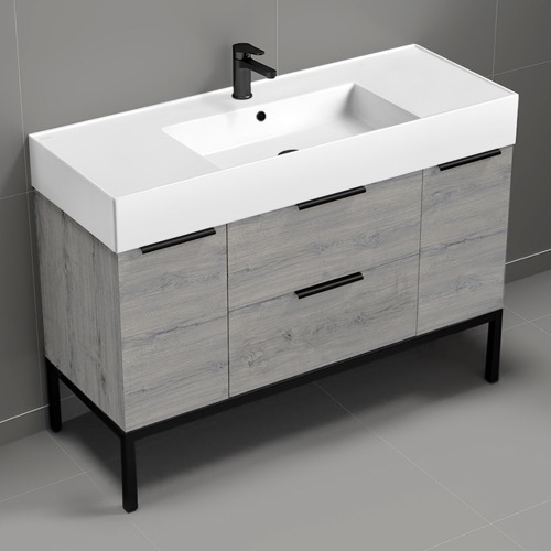 Modern Bathroom Vanity, 48 Inch, Free Standing Nameeks DERIN530