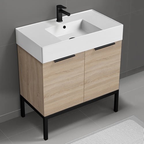 Modern Bathroom Vanity, 32 Inch, Free Standing Nameeks DERIN577