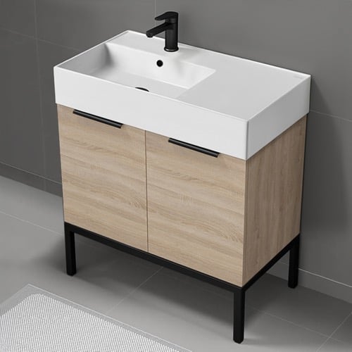 Modern Bathroom Vanity, 32 Inch, Free Standing Nameeks DERIN591