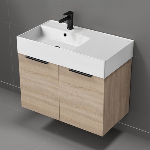 Floating Vanity, Modern, 32 Inch Nameeks DERIN594