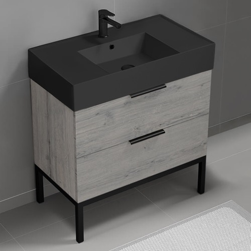 Modern Bathroom Vanity, 32 Inch, Free Standing Nameeks DERIN631