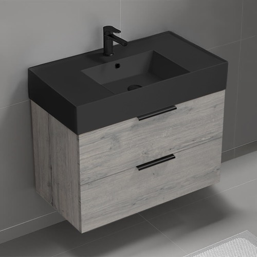 Floating Bathroom Vanity, Modern, 32 Inch Nameeks DERIN632